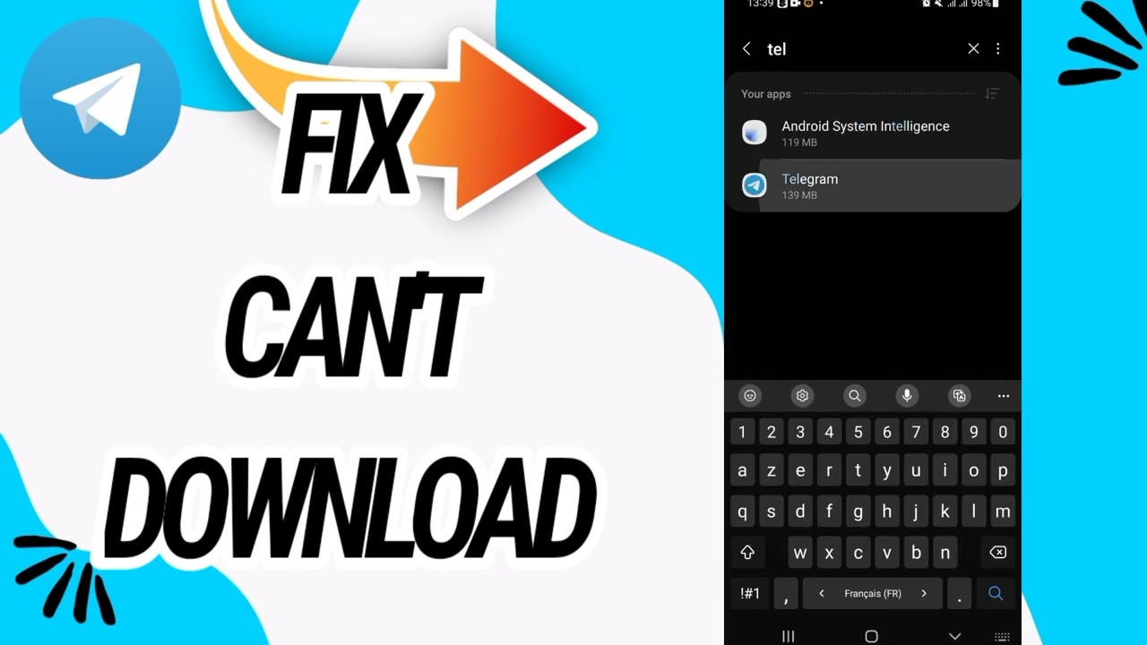 How To Fix And Solve Can't Download On Telegram App