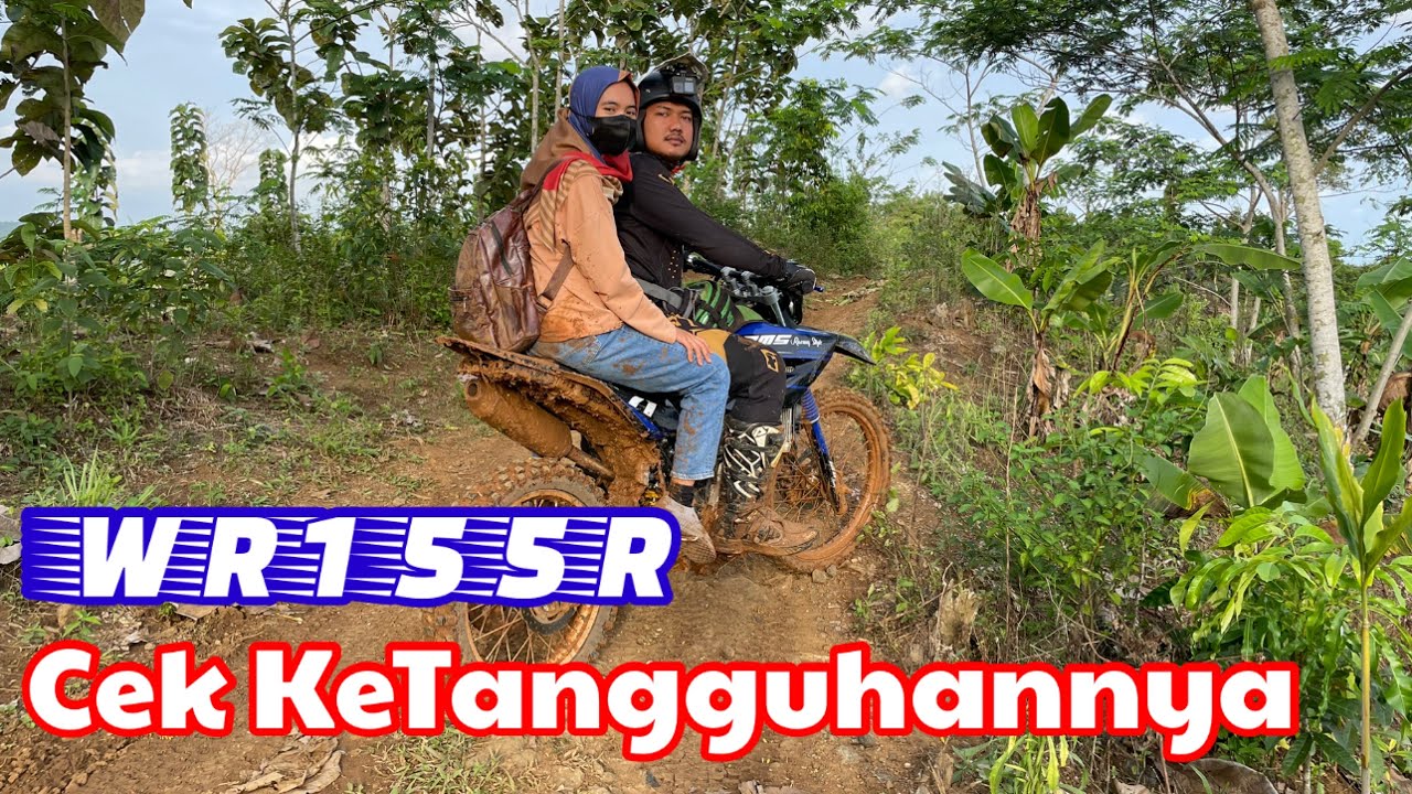 Test ride YAMAHA WR155R main Trail boncengan