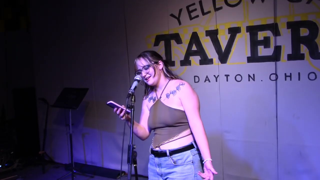 Margaret sets the mic on fire
