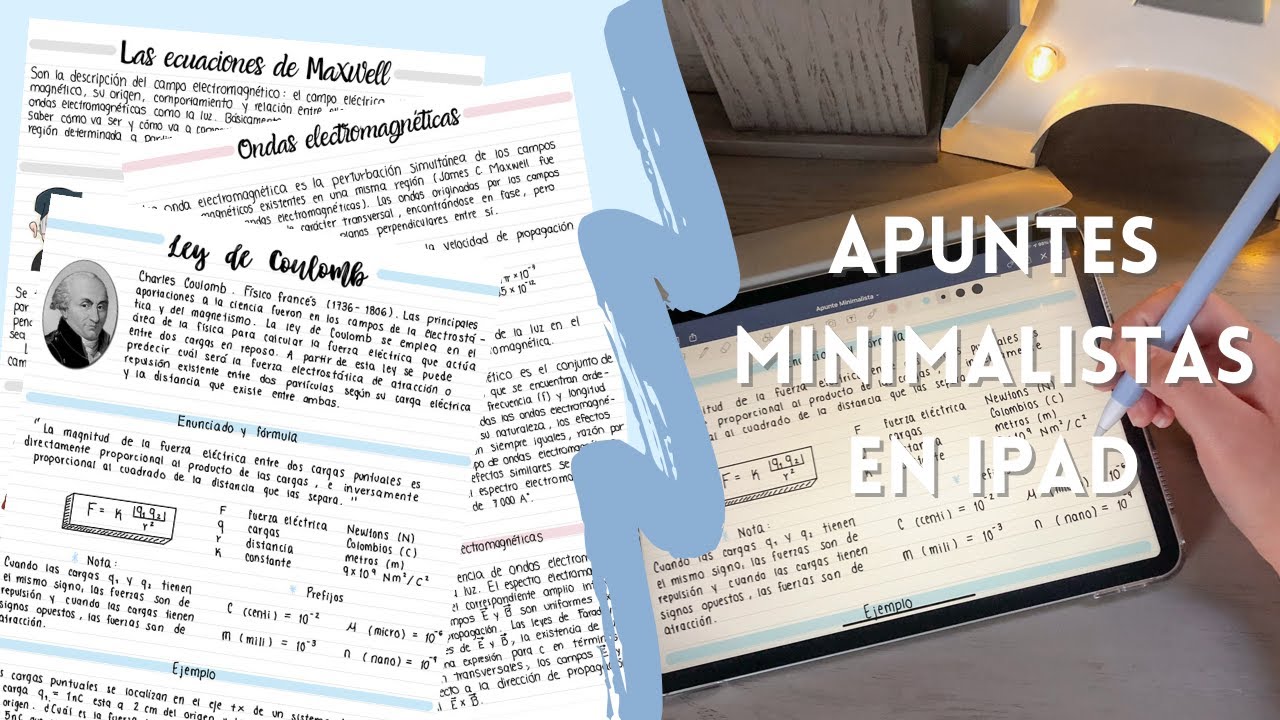 Apuntes MINIMALISTAS en iPad con GoodNotes 5 ✍🏻