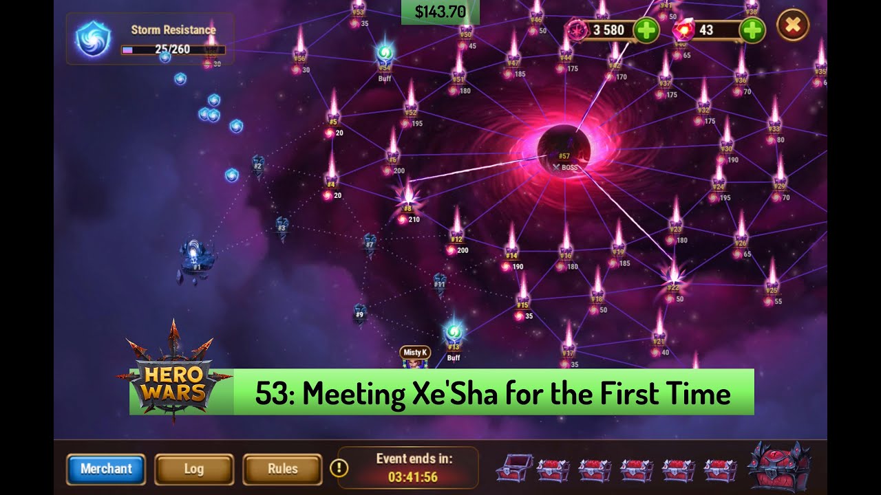 Let's Play Hero Wars 53: Challenging the Great Storm for the First Time
