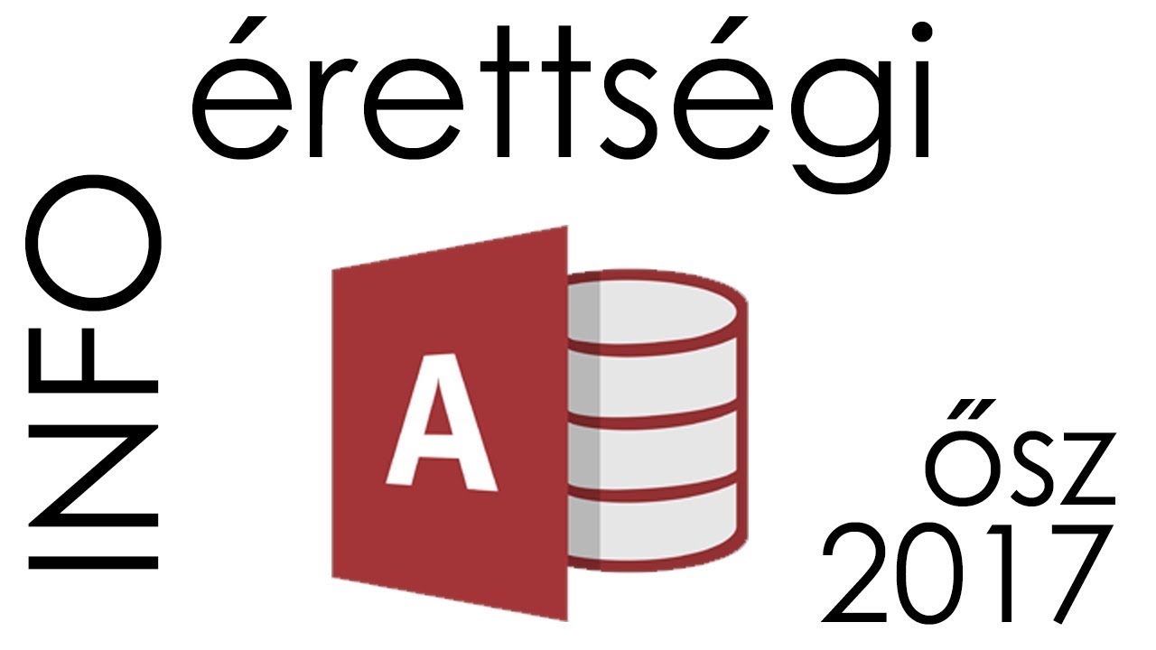 Informatika érettségi középszint - 2017. október - 4. Szoftverleltár - ACCESS