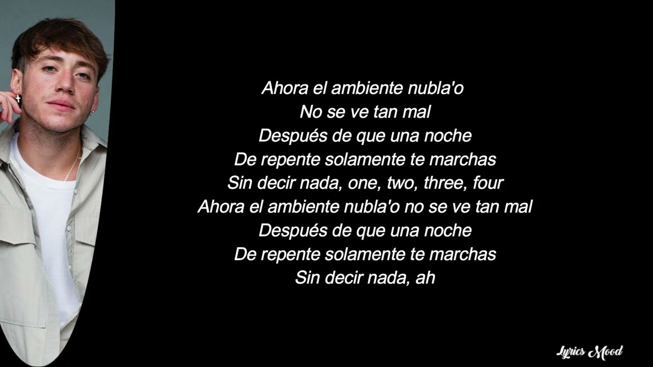 Paulo Londra - Nublado LETRA