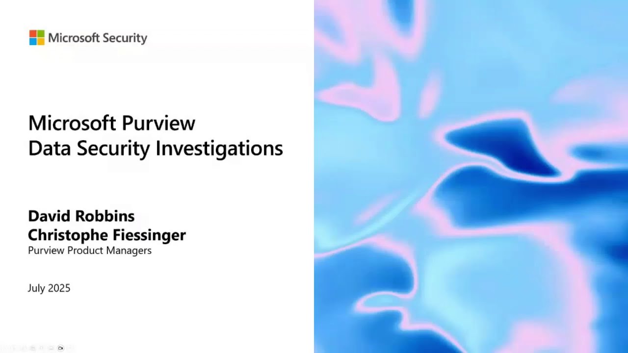 Unlock the Power of Data Security Investigations with Microsoft Purview