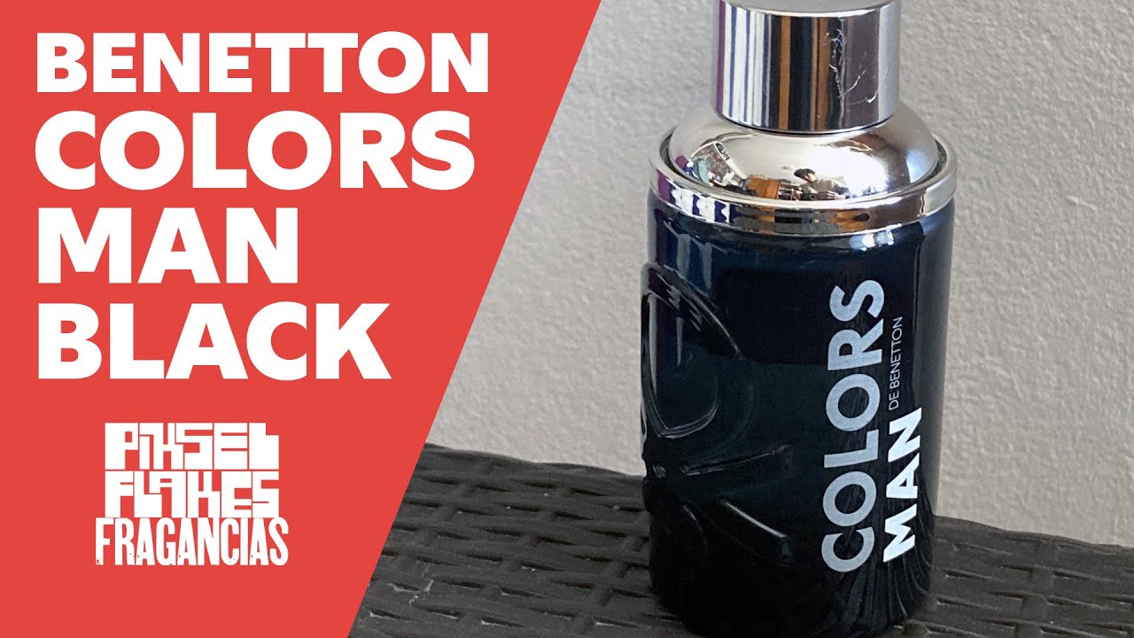 Benetton COLORS Man Black - Reseña y Opinión - Pikselflakes Fragancias (Dupe Tom Ford Oud Wood)