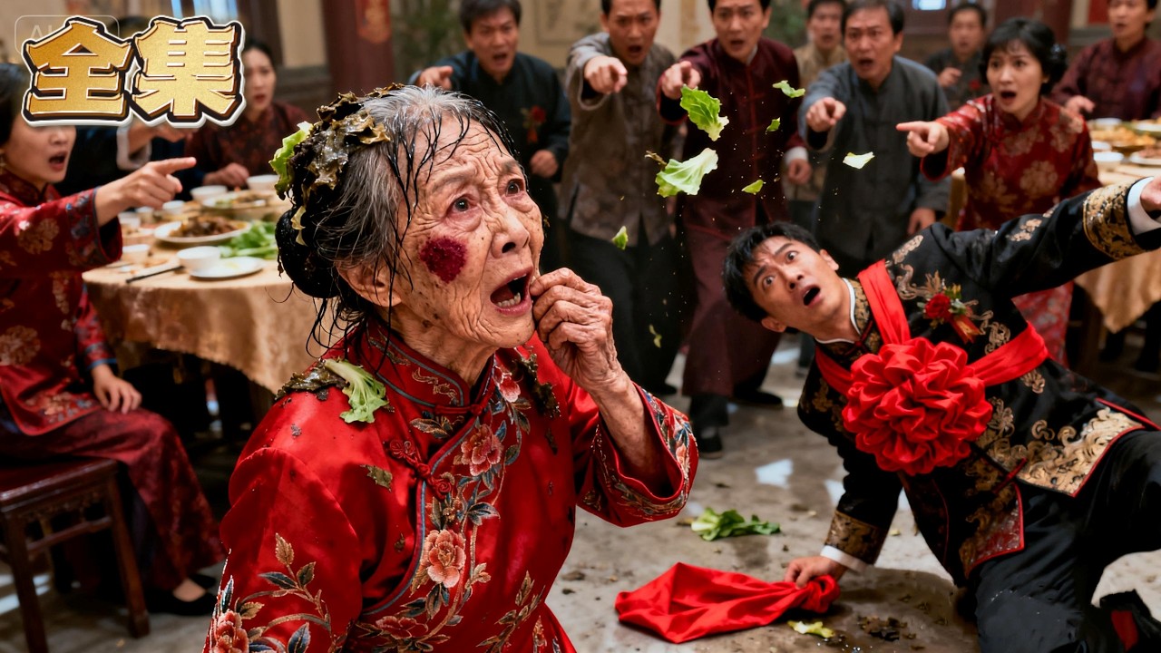 【FULL】👑花季新娘一秒變成80歲醜陋老太太！惡毒養母為攀豪門，竟用蠱蟲與養女互換容貌！養女當眾撕臉揭露真相，新郎驚駭全場！#爽劇
