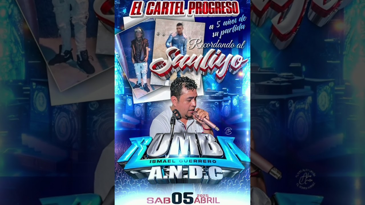 CARTEL PROGRESO HOMENAJE AL SAULIYO SONIDO LA RUMBA 2025