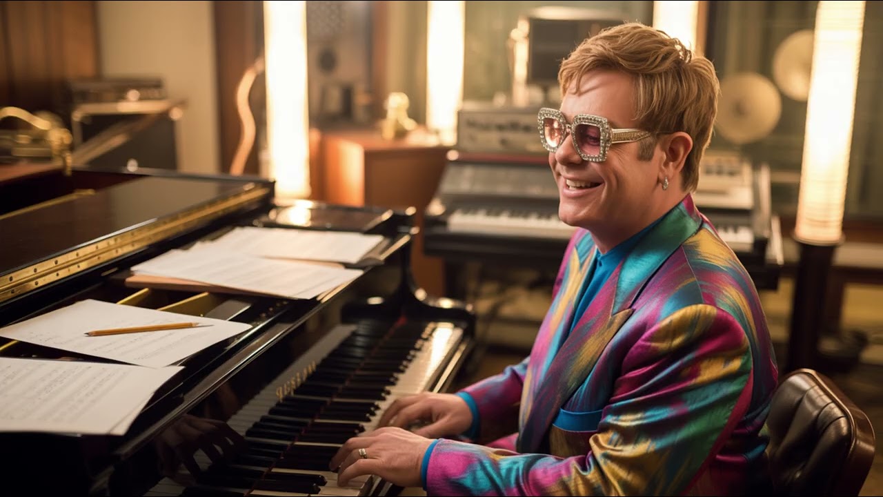 Elton John–Inspired Piano BGM 🎹✨ | Emotional 4K AI Music for Cinematic Moments