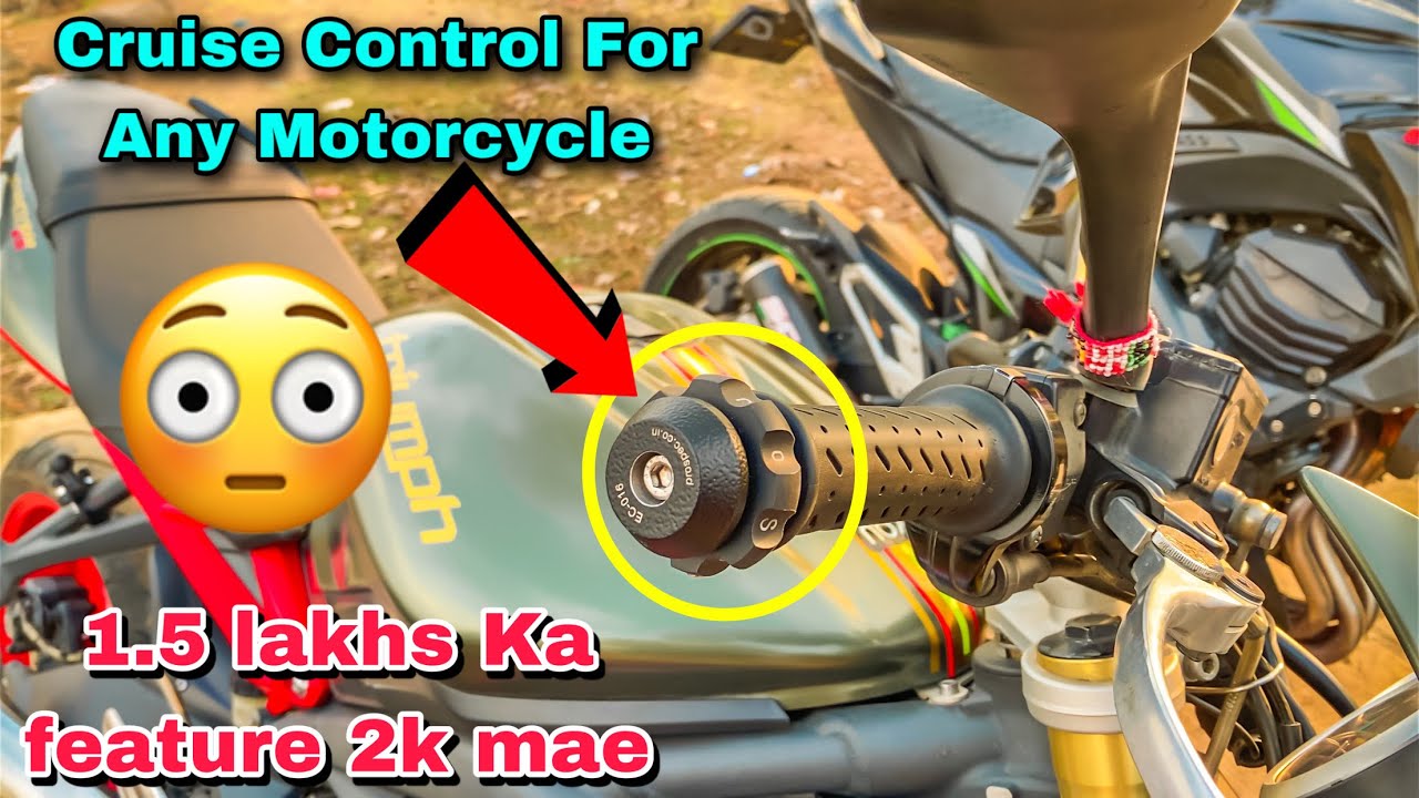 Cruise Control for All Bikes 😳 How to Install Cruise Control on Any Motorcycle