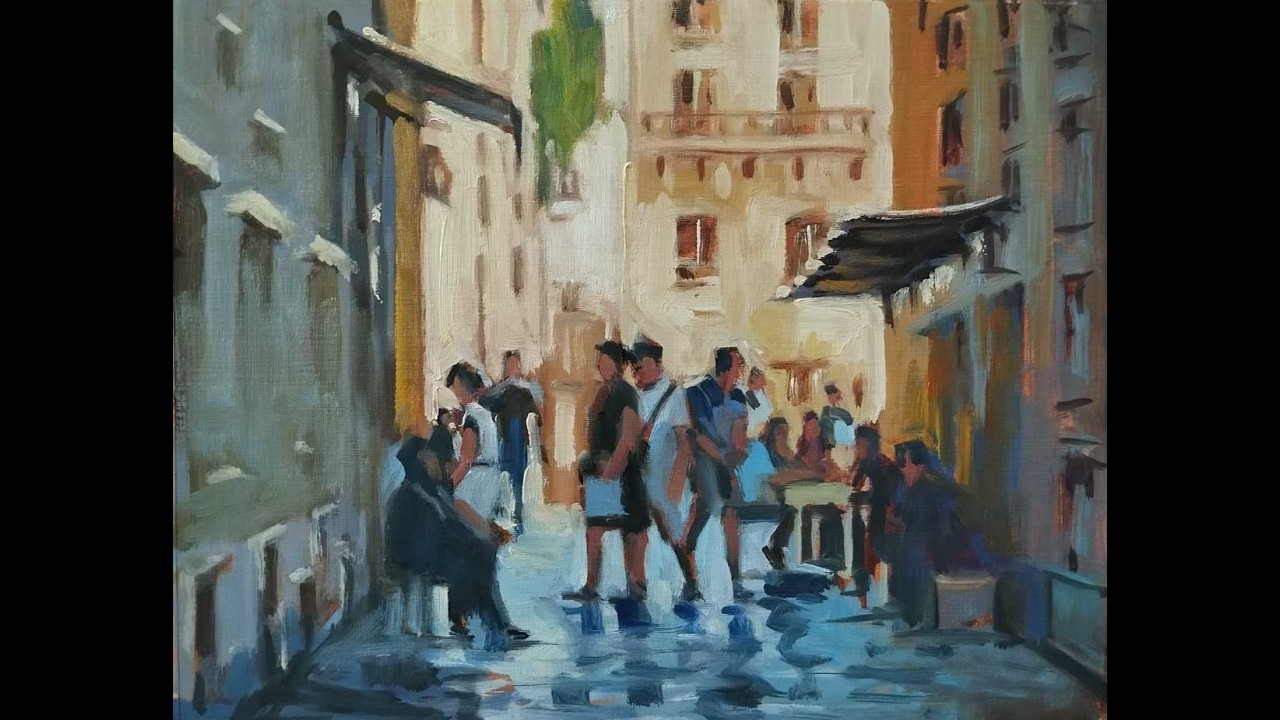 Christian Arnould /démo Oil painting