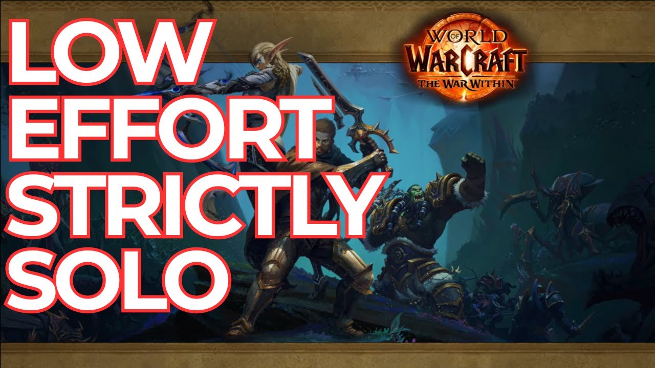 WoW for L.E.S.S. | how I play World of Warcraft and why | Low Effort Strictly Solo