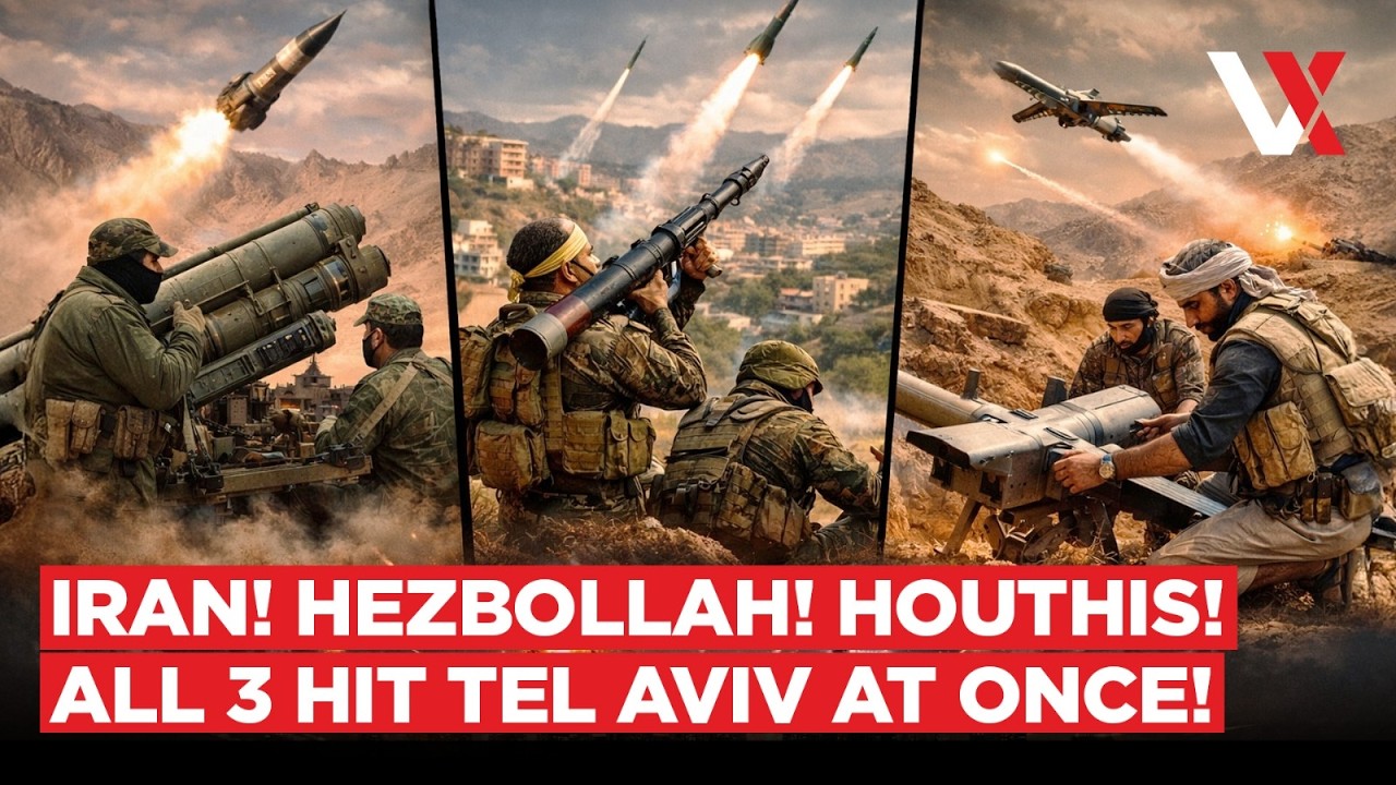Iran, Hezbollah, Houthis Bomb Israel In Rare Coordinated Assault As Missiles Rain Down | VERTEX