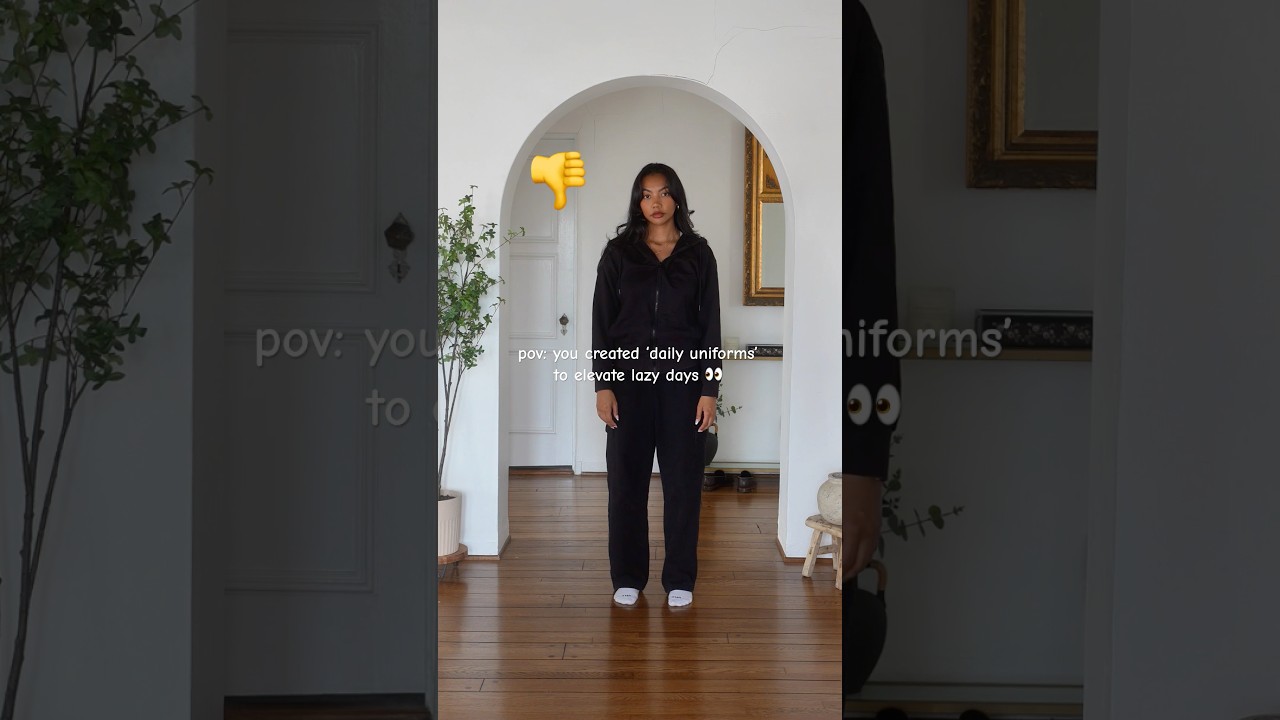 pov: you created &lsquo;daily uniforms&rsquo; to elevate lazy days 👀 #stylingtips #fashionhacks