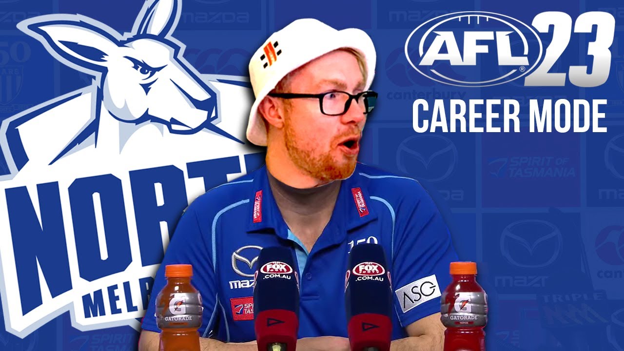 LIVE | AFL 23 (PS5) | North Melbourne Manager Career #2 (New + Improved Patch!?)