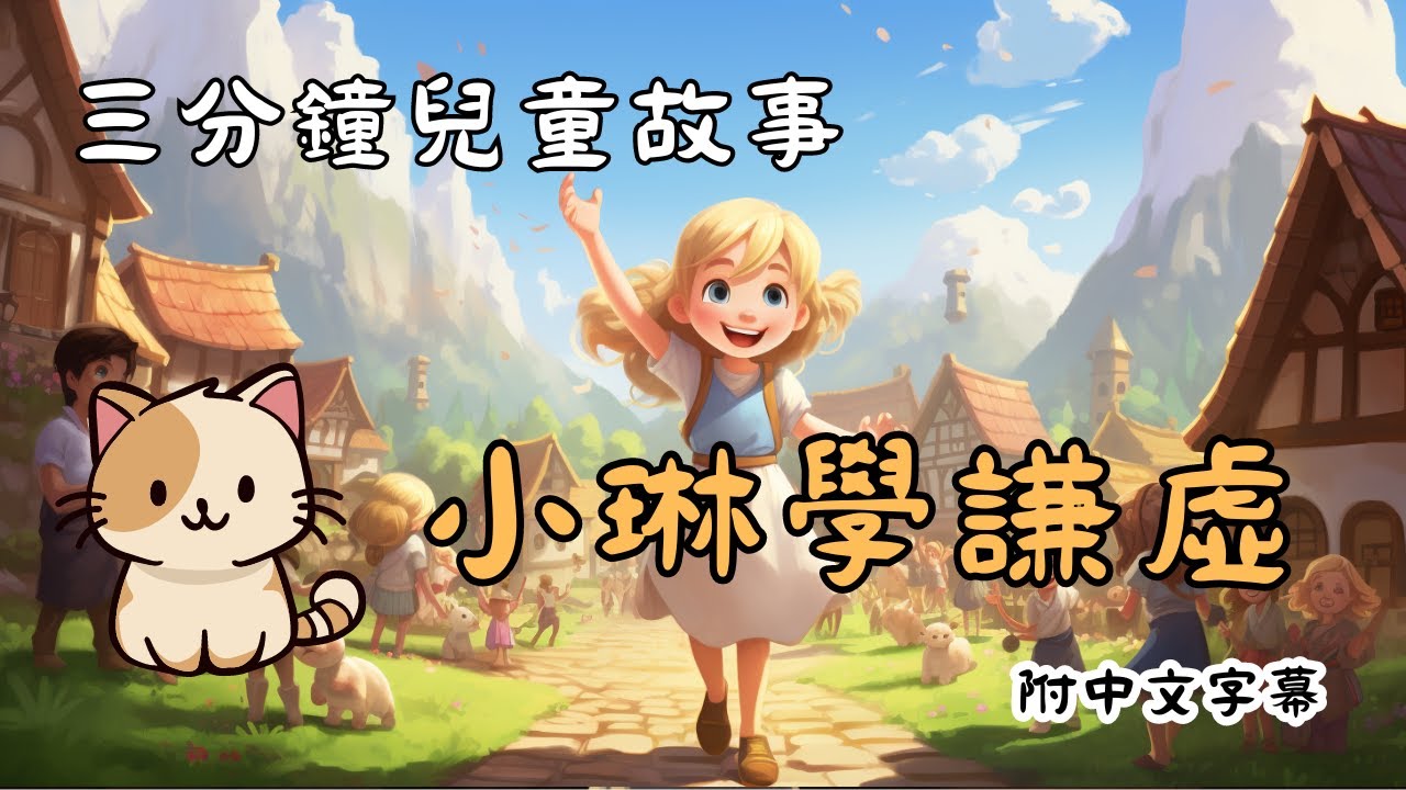 三分鐘兒童故事 小琳學謙虛 附中文字幕