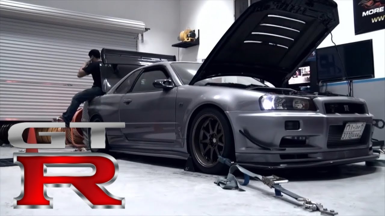1000馬力R34 GT-Rの凄まじい全開RB26サウンド＆エキゾーストサウンド