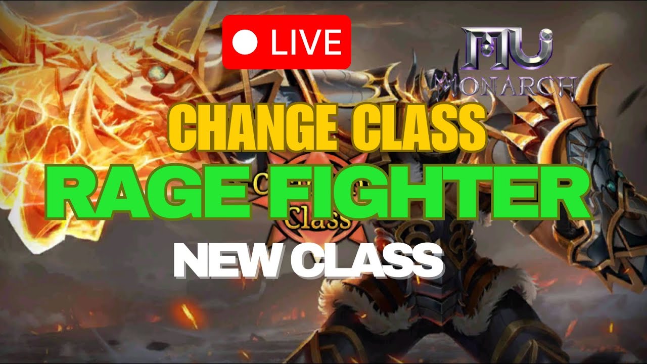 MU MONARCH - Rage Fighter - New Class - Change Class #mumonarchsea #mu #mmorpg