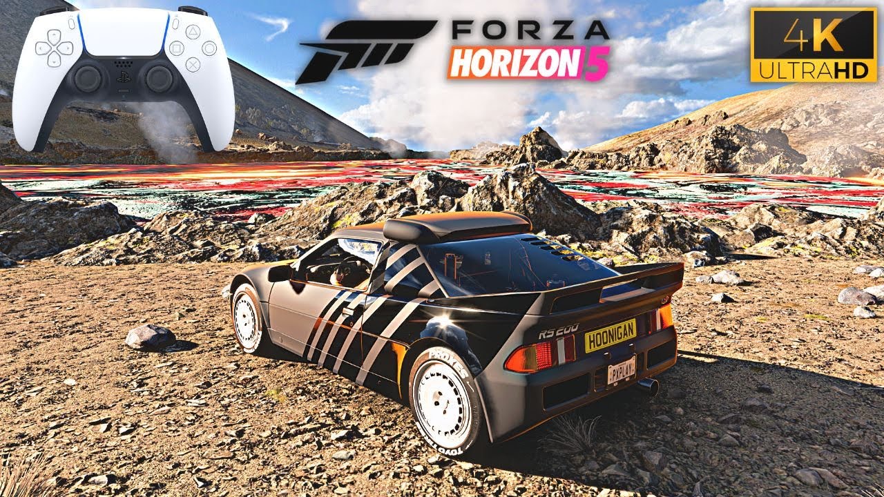 Геймплей Forza Horizon 5 с контроллером PLAYSTATION 5 4K ULTRA HD