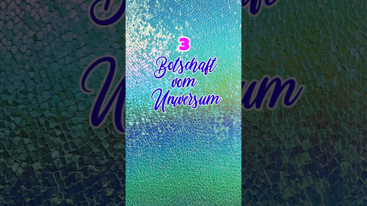 BOTSCHAFT VON UNIVERSUM #tagesbotschaft #tagesimpuls #tagesorakel #tagesimpulse #tagestarot #orakel