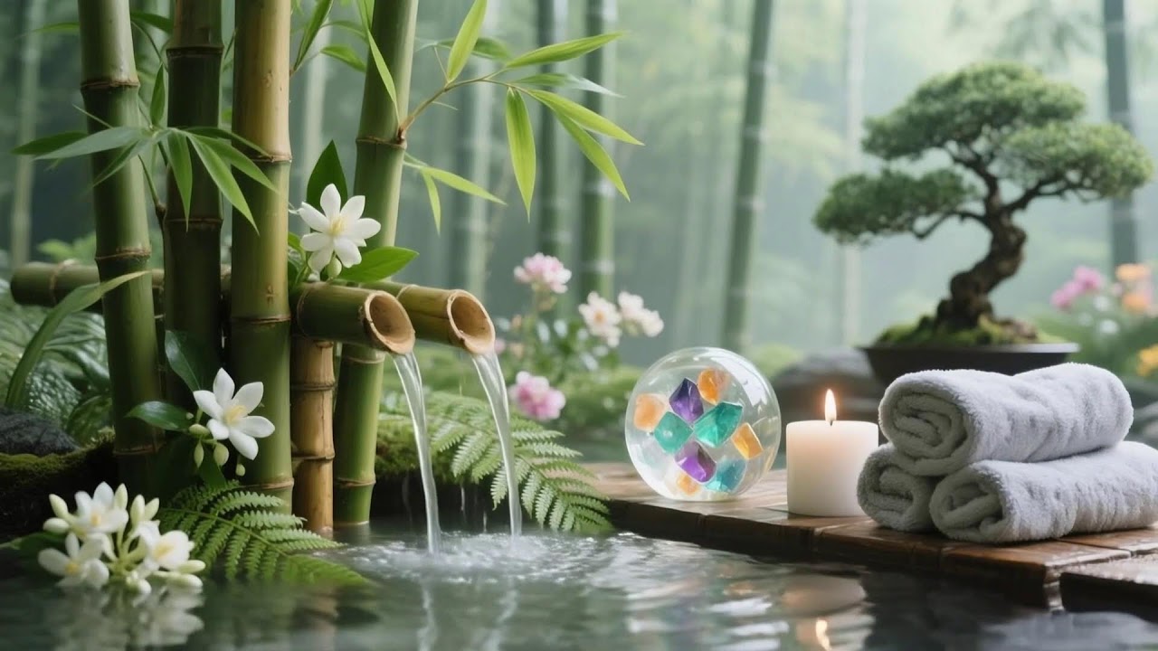 Soothing Relaxing Music 🌻 Peace of Mind, Anxiety Relief,Spa Relax Water,Calm Sleep Day 2