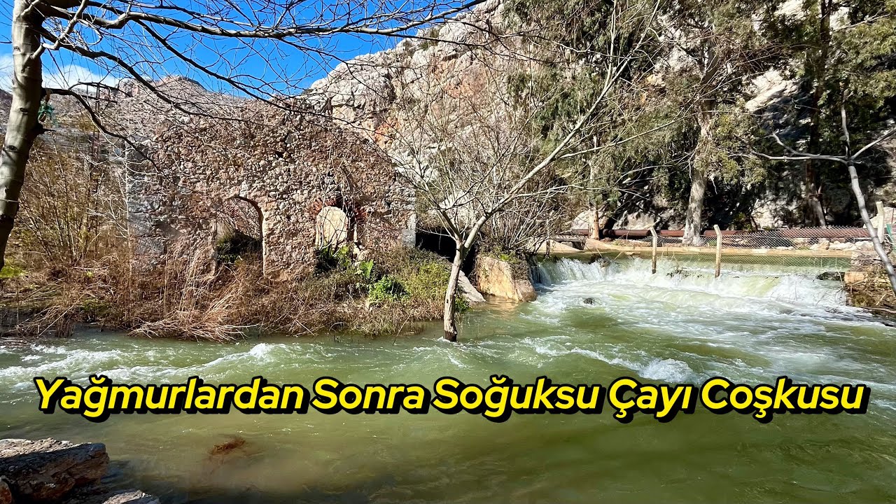 Şiddetli Yağmurlardan Sonra Soğuksu Çayı Coştu! | Akdeniz'e Döküldüğü O Anlar
