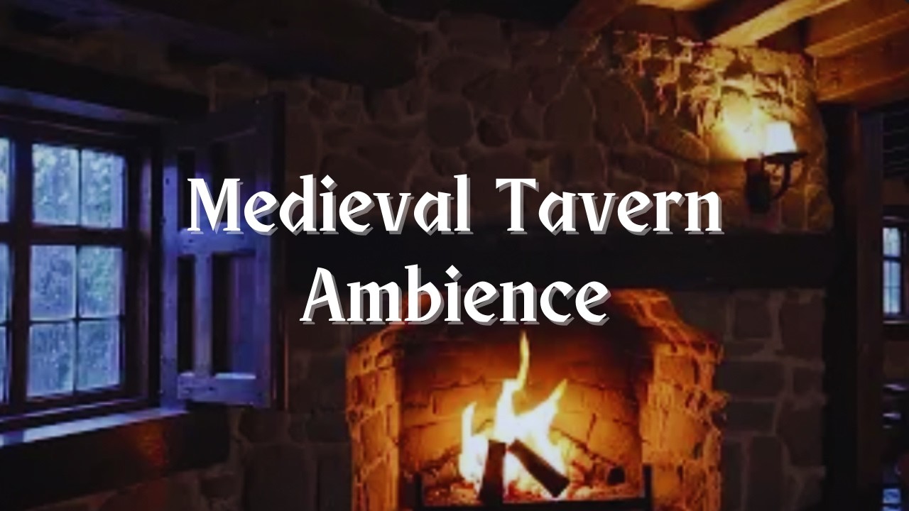 Cozy Fantasy Tavern | 8 Hours of Bardcore Lo-Fi & Fireplace Sounds for RPG & Study