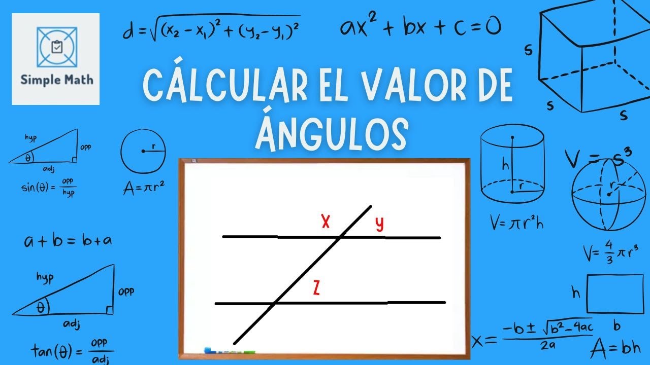 ✅Calcular el VALOR DE ÁNGULOS (Correspondientes)