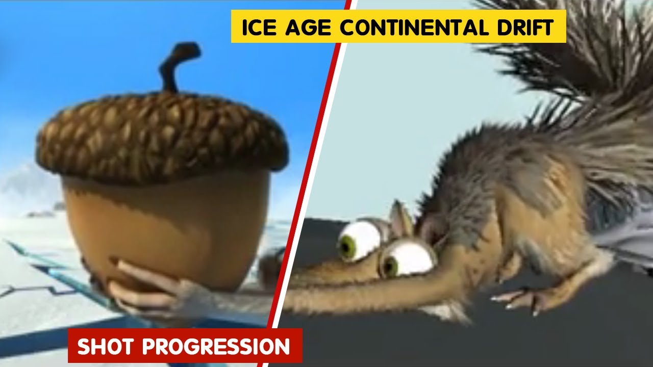 Ice Age Continental Drift | Scrat Shot Progression | Jeff Gabor | 