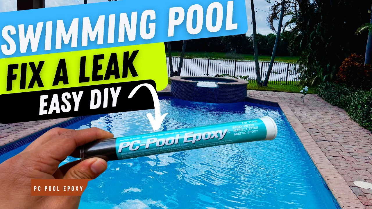Pool Leak? Watch Me Repair It in Minutes Using Putty!