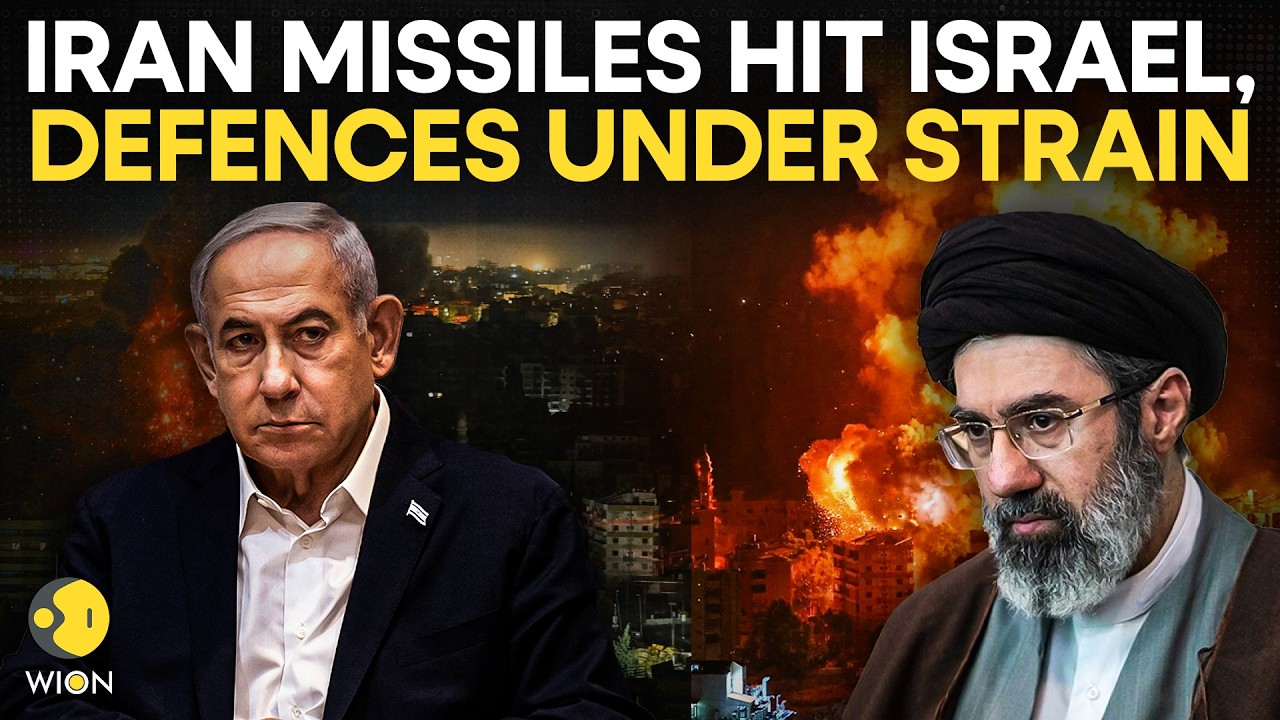 Iran Strikes Back LIVE: Iranian Missiles Hit Israel, US Targets As Interceptors Face Strain | Live