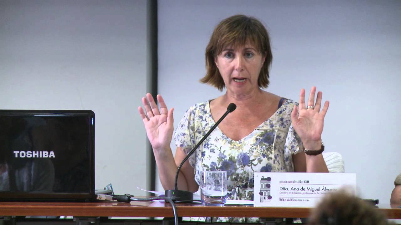 Ana de Miguel. XI Escuela Rosario de Acuña