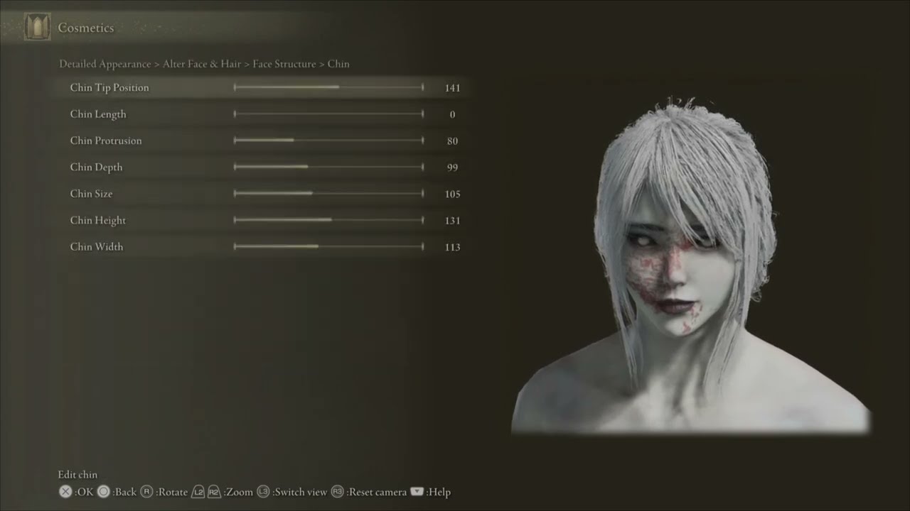 Elden Ring Female Character Creation |Porcelain Vampire|