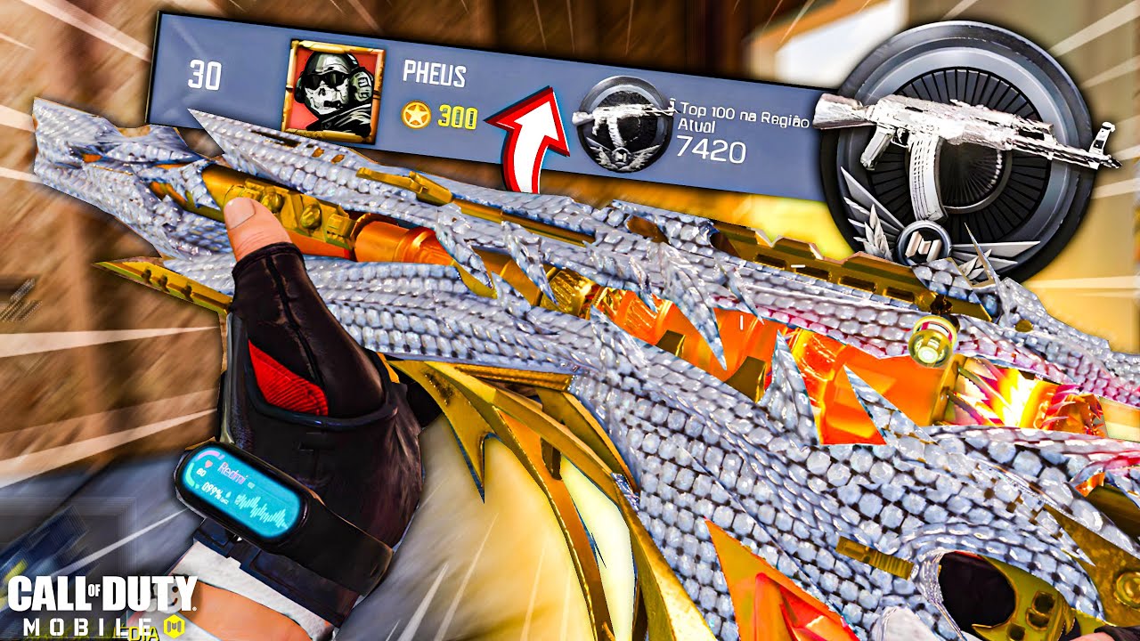 Peguei TOP REGIONAL com a MELHOR CLASSE de KILO 141 do COD MOBILE!