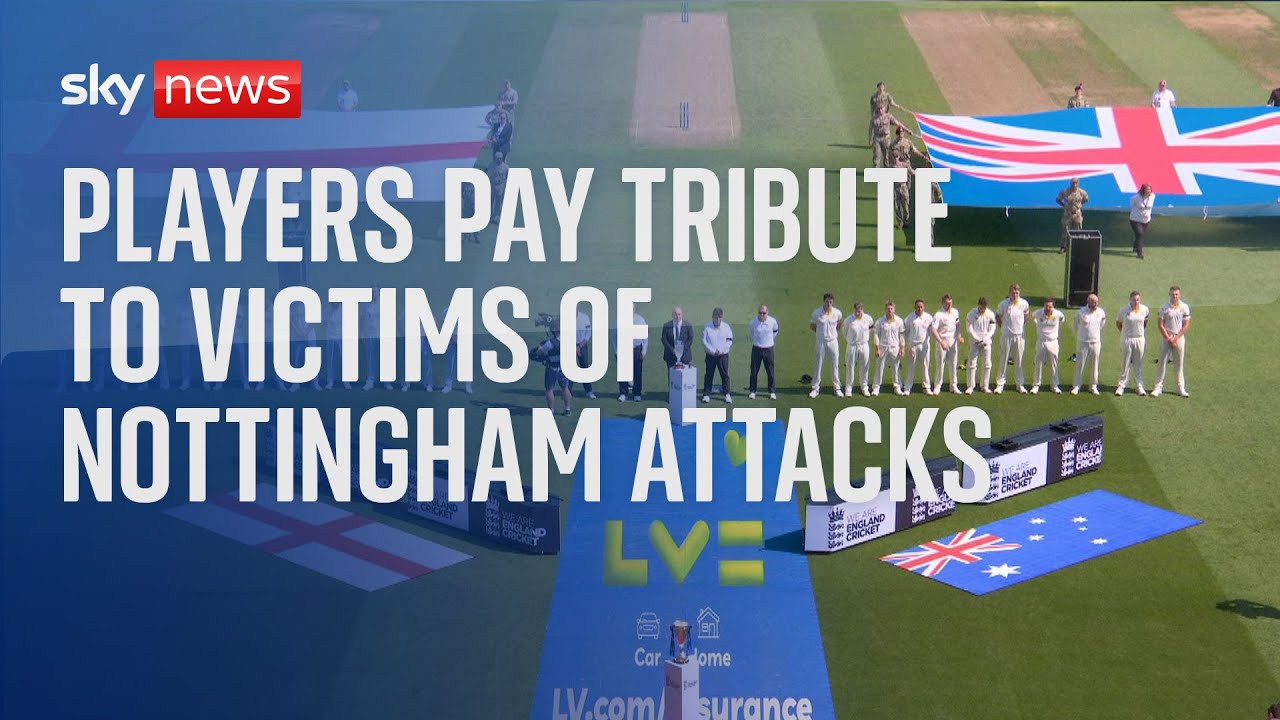 Nottingham attacks: England and Australia cricket stars pay tribute to victims