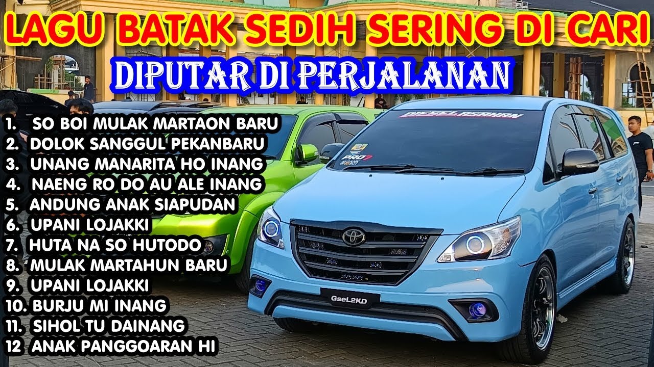 LAGU BATAK SEDIH & POPULER SERING DI CARI DIPUTAR DI PERJALANAN 2024 | So Boi Mulak Martaon Baru