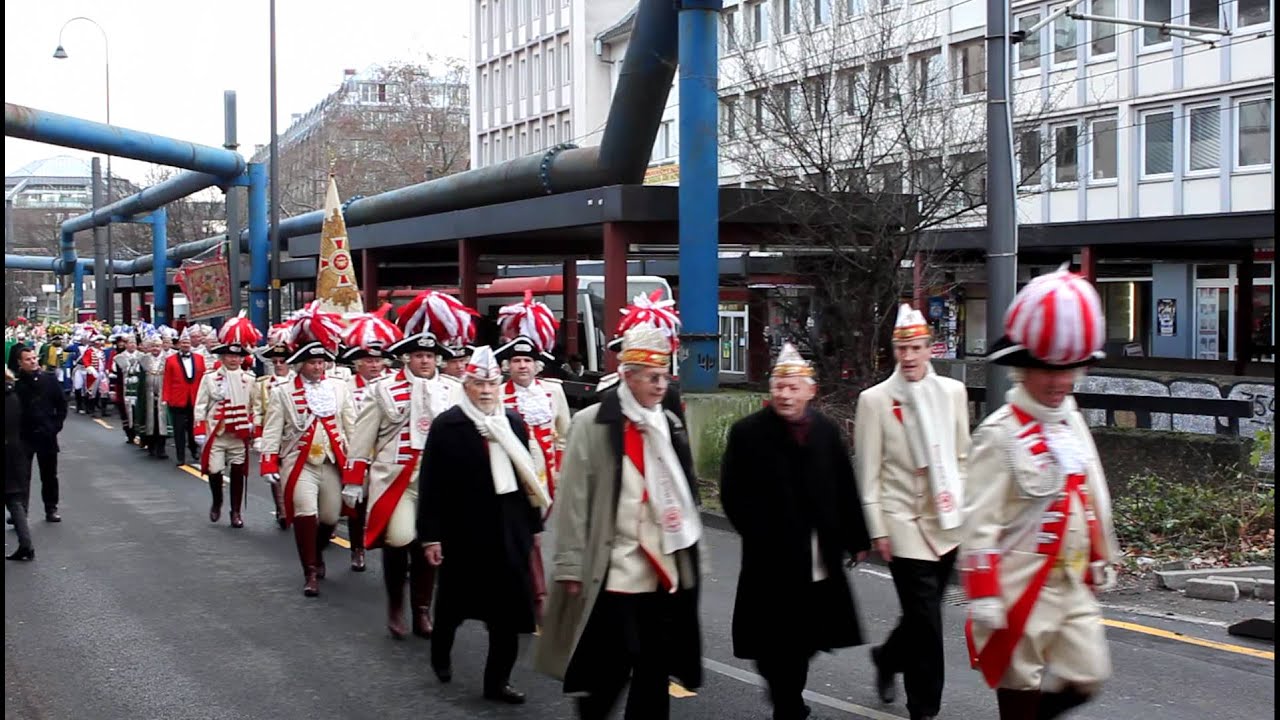 Einzug des Kölner Dreigestirn 2012 in die Hofburg