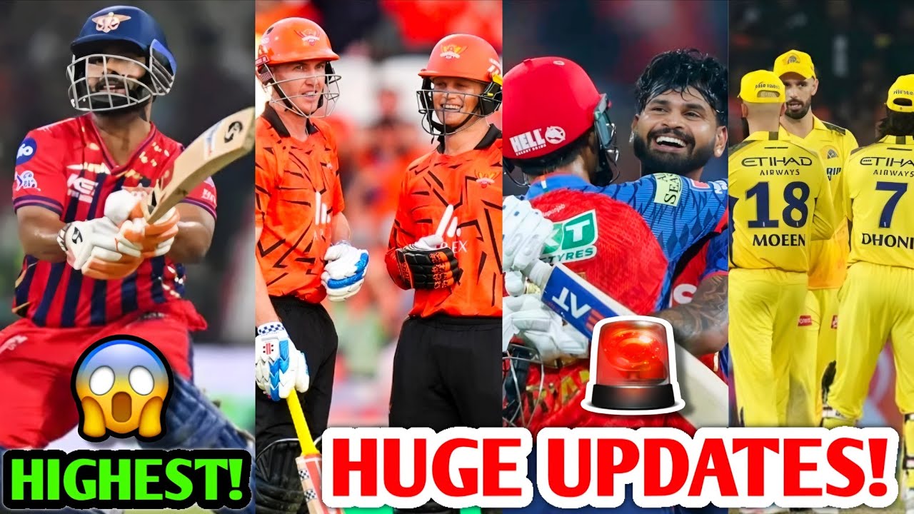 IPL Teams HUGE UPDATES 🚨 CSK, SRH, PBKS, Rishabh Pant 😱 IPL 2027 India Cricket News Facts
