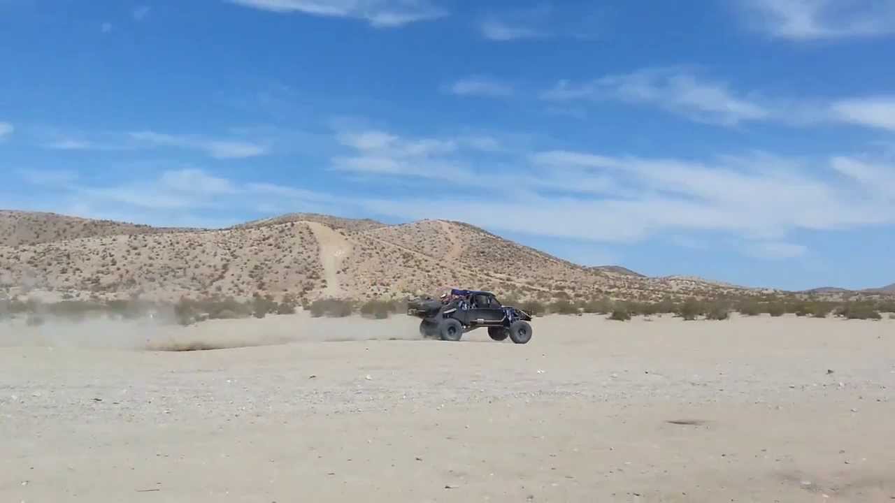 Maniak Racing Trophy Truck testing at Barstow