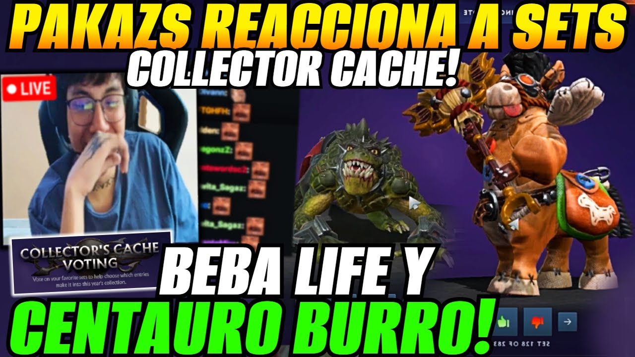 😲Pakazs reacciona a los 283 SETS del COLLECTOR CACHE VOTING😲Beba Life, CENTAURO BURRO!