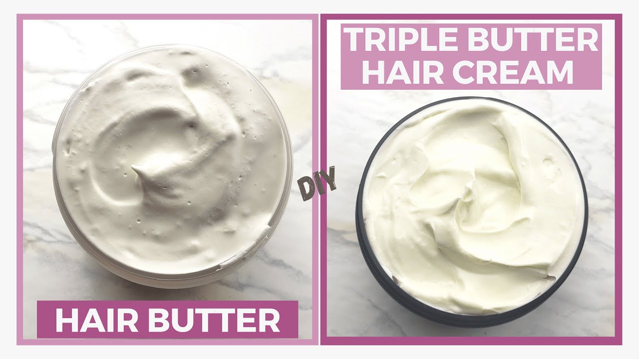 DIY Hair Butter + Moisturizing Triple Butter Hair Cream | feat. DIY Herbal Hair Growth Oil