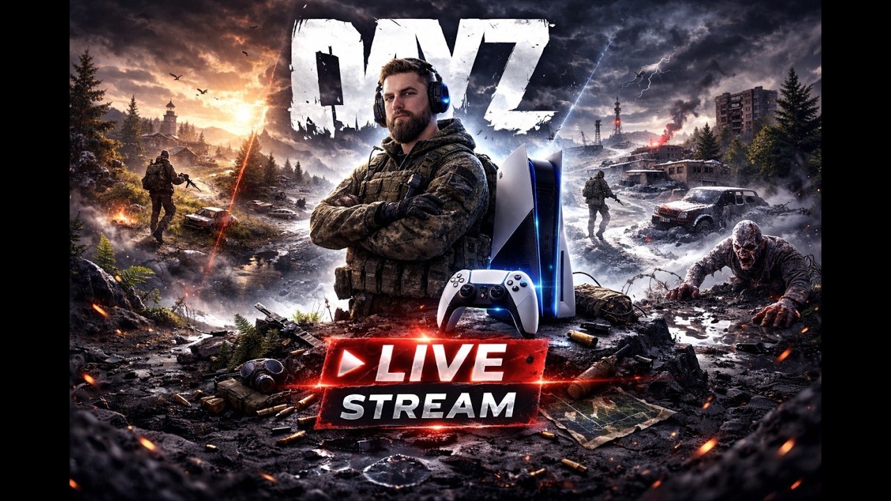 DayZ PS5 -Нічний стрім виживання [Full Online сервер]