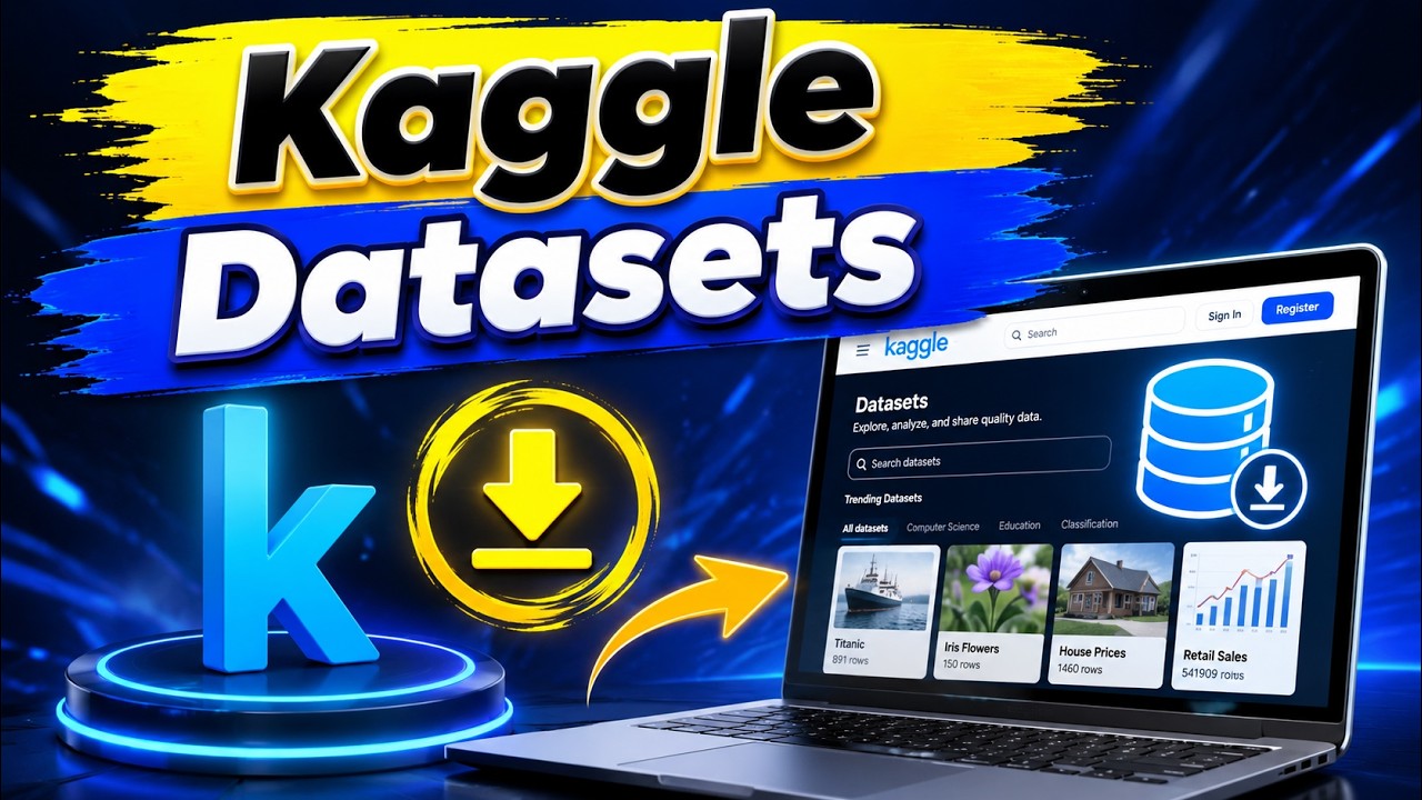 Как загрузить наборы данных Kaggle за несколько простых шагов | Полное руководство по использован...