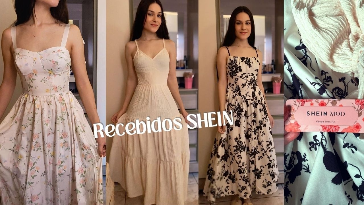 Recebidos da SHEIN: Vestidos Perfeitos Que Valem Cada Centavo! (mudança de estilo)
