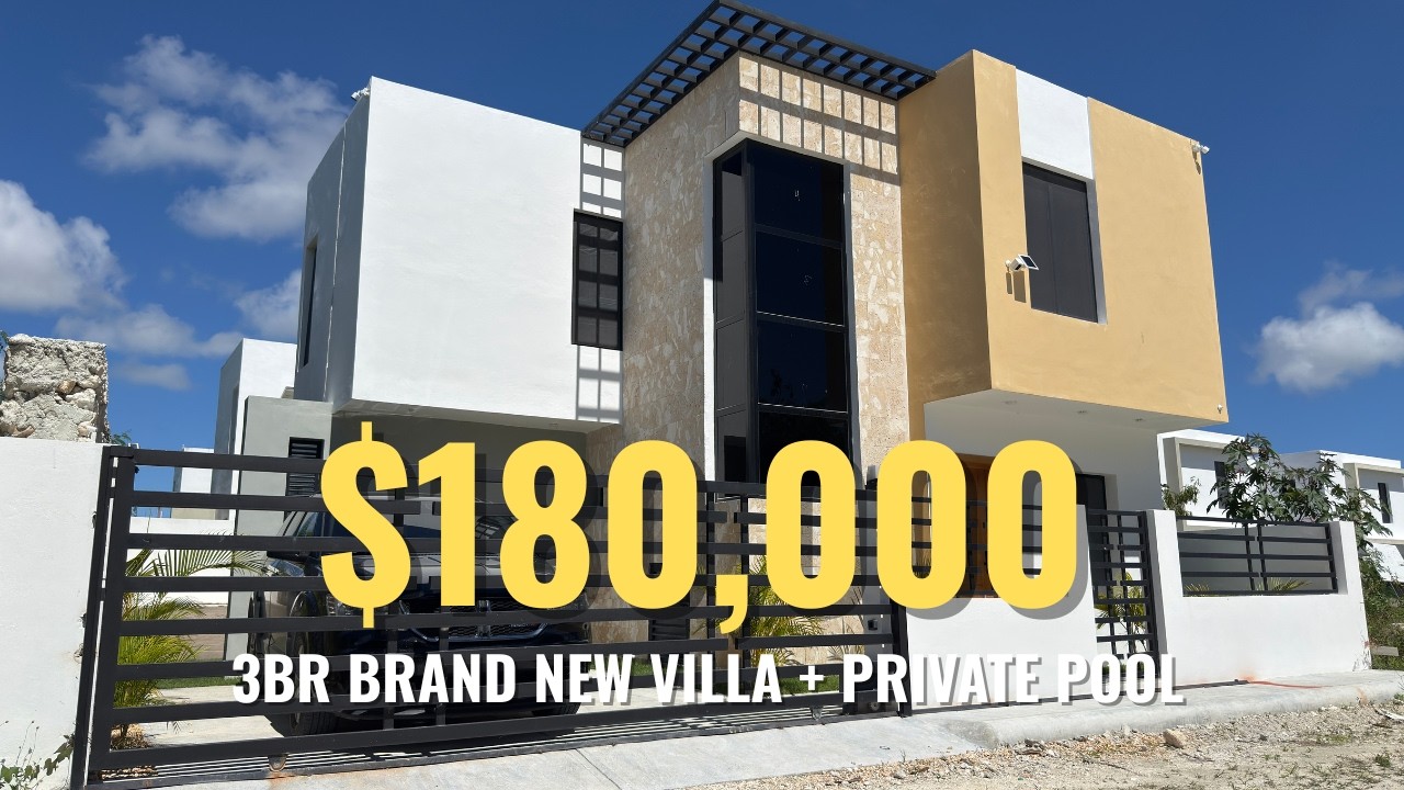 Brand New $180K Punta Cana Villa | High-Growth Area