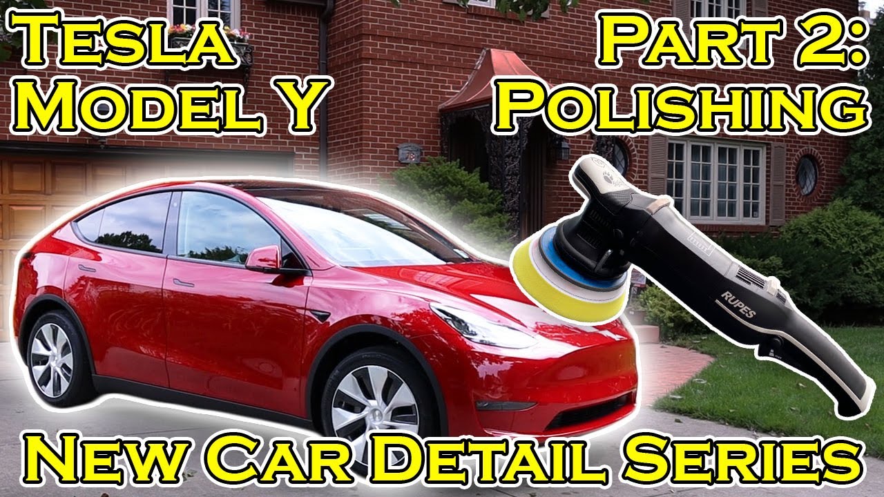 Removing Scratches & Defects from a BRAND NEW Tesla Model Y | Tesla Model Y New Car Detail Series
