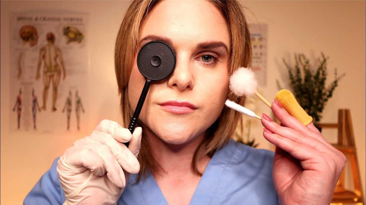 ASMR Cranial Nerve Examination | Detailed Medical Assessment