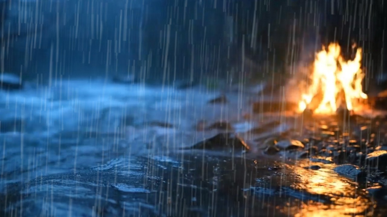 8 Hours Soft Rain for Relaxation, Focus and Sleep