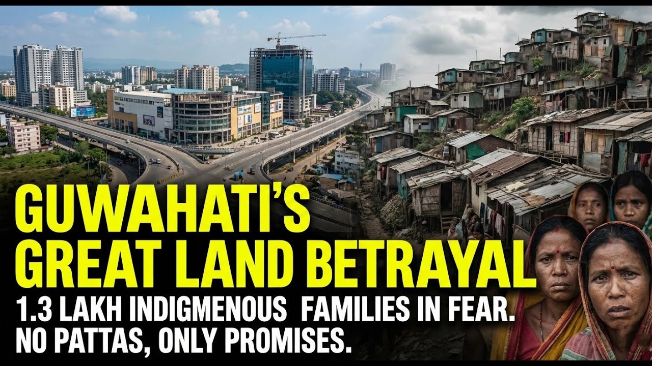 18 Hills, 1.3 Lakh Indigenous Families Without Land: Guwahati’s Silent Land Crisis Exposed