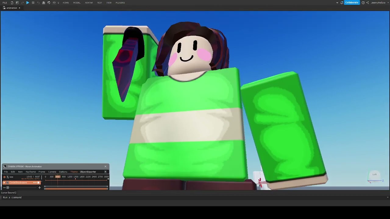 day 3 trying to animate Chara from glitchtale (Undertale AU) **note: its a draft so.. ye