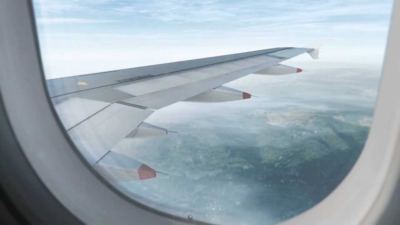 FSX Realistic Landing at Barcelona El Prat (Window View) HD
